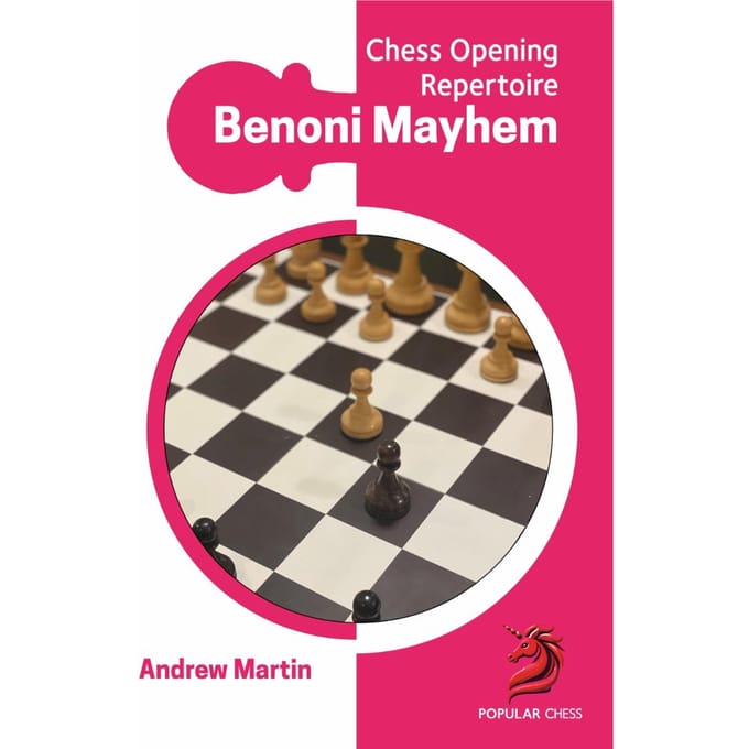 Schaakopening Repertoire: Benoni Mayhem Door Andrew Martin (Zachte Kaft)