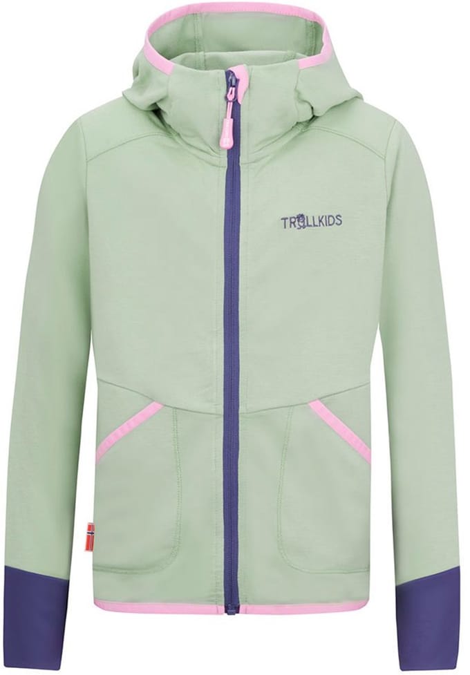 Trollkids Saltfjord Jas Groen 104 cm Meisje