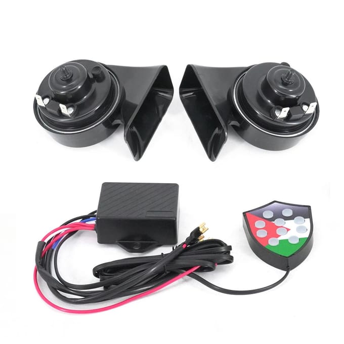 12V 10 Geluid Waterdichte Muzikale Elektronische Luchthoorn Vervangingsset Controller Regulator Monitor veelkleurig