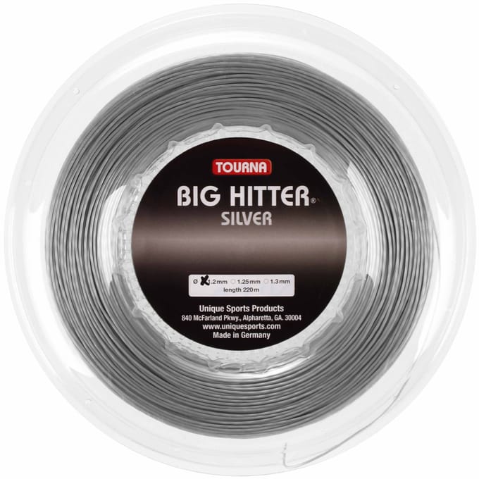 Tourna Big Hitter Rol Snaren 220m-Zilver