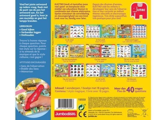 Jumbo Electro Wonderpen voertuigen Bordspellen