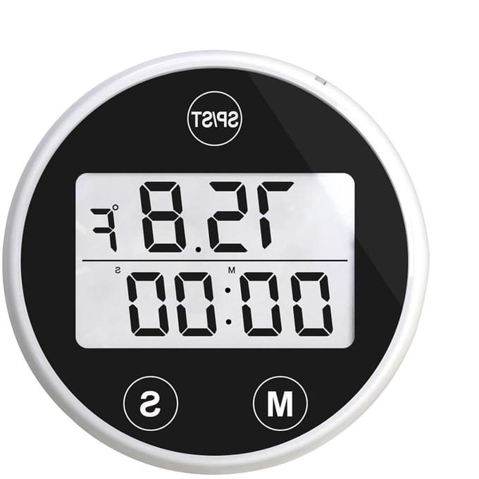 Digitale thermometer - Drijvend instrument - Water temperatuur meten - Geïntegreerde stopwatch - 51 cm - Wit