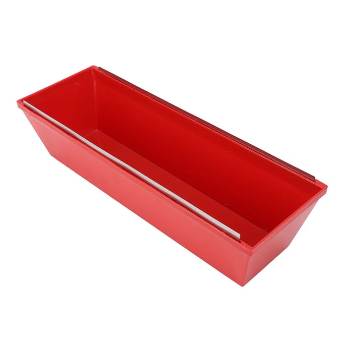 14 Inch Gipsplaat Modderbak met Afgeschoren Randen ABS Kunststof Pleisterwerk Modderbak voor het Mengen van Cementmortel red