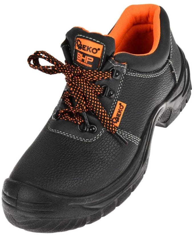 GEKO Veiligheidsschoenen - Zwart Leer - Antislip - Maat 41