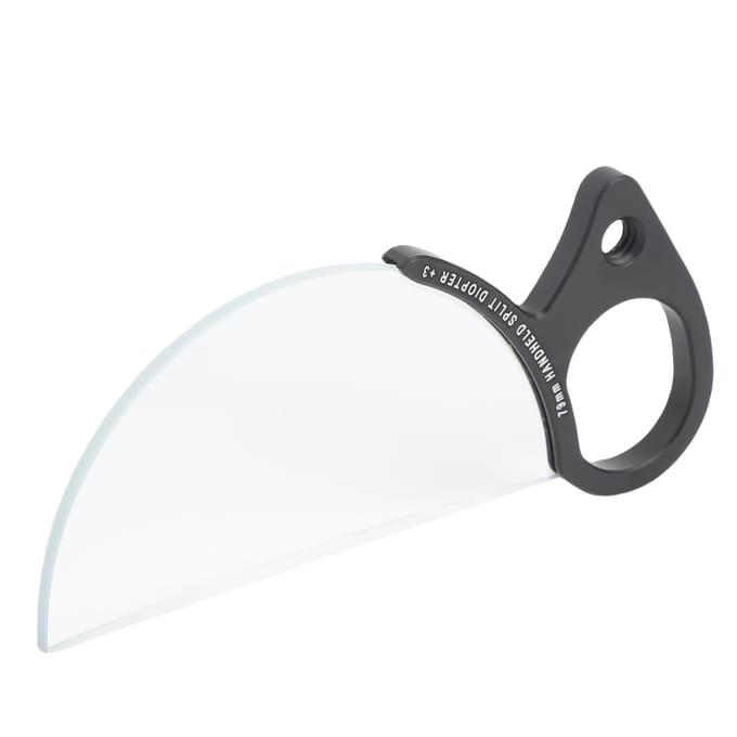 Handheld Split Diopter Lens Filter Camerafilter Accessoires Fotografie Halfrond Voorgrond white