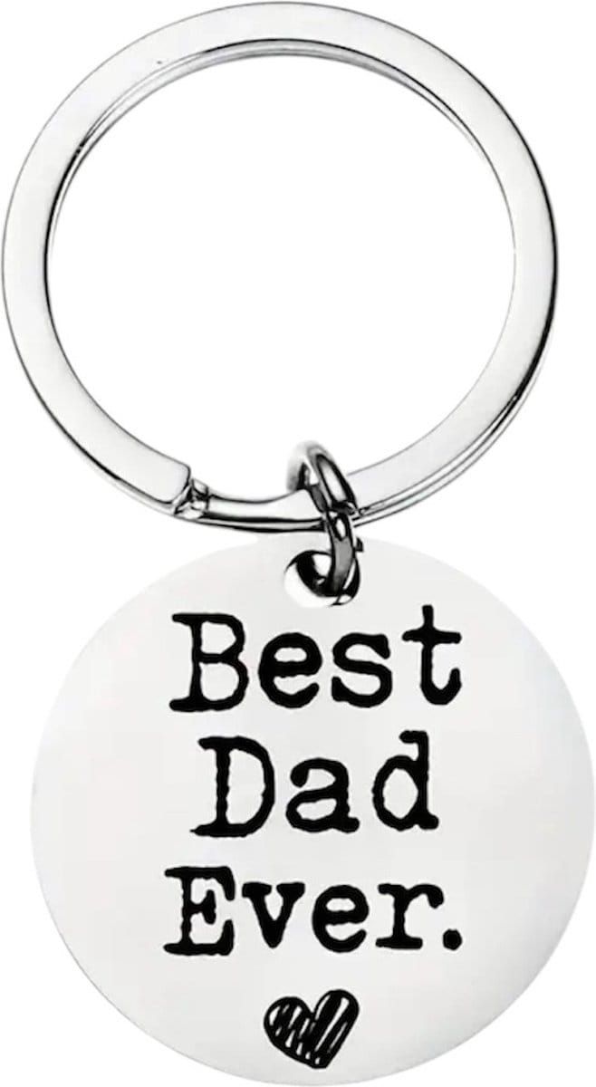 Sleutelhanger Best Dad Ever ( Papa ) 6.3 x 3 cm