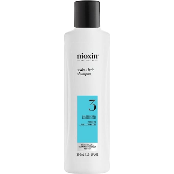 Nioxin System 3 - Shampoo - voor Gekleurd Haar - Anti Haaruitval - Dunner Wordend Haar - 300ml