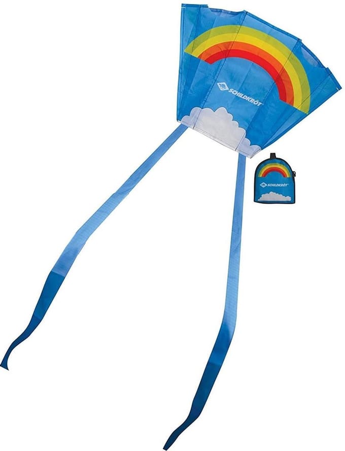 Schildkröt Funsports Mini Vlieger Regenboog 45 Cm Polyester 2-delig