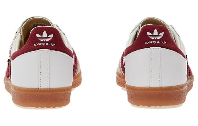 adidas Samba x Sporty & Rich White Burgundy