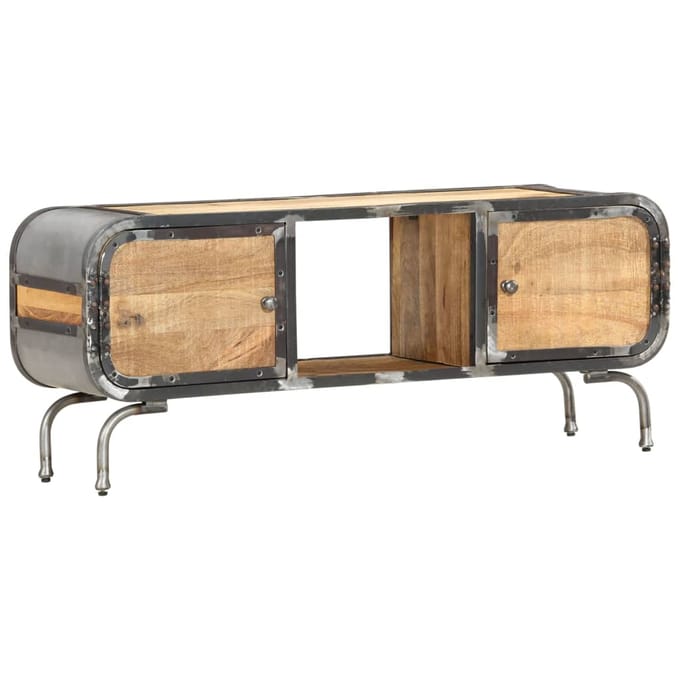 vidaXL - Tv-meubel - 110x30x42 - cm - massief - mangohout