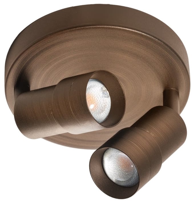 ETH Liam Spot Led hoek instelbaar 15-55gr. 3 step dimming 2700k 2x7w Brons