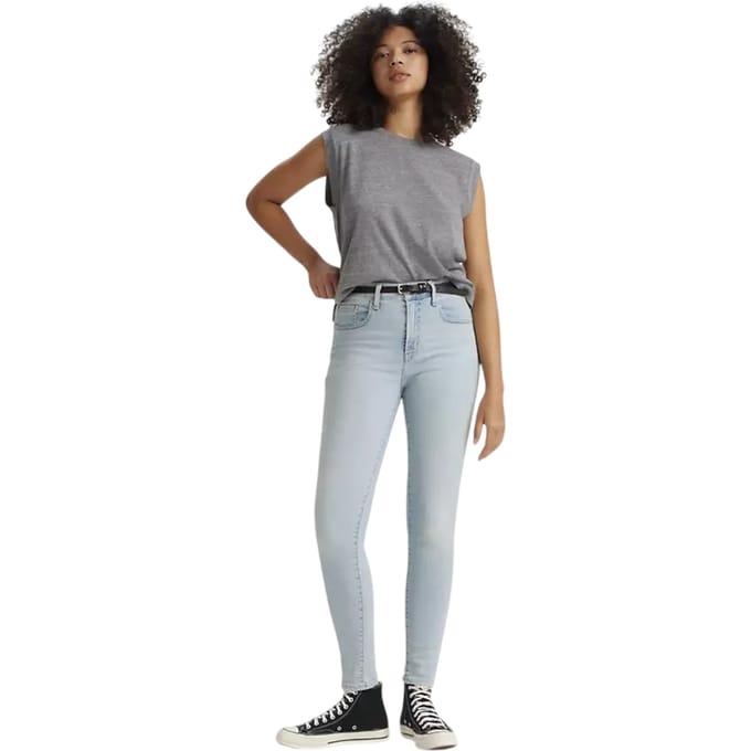Levis Dames/Dames 721 Denim Skinny Jeans (Blauw)