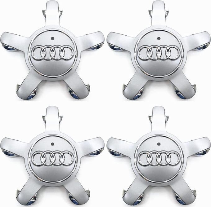 Audi naafkappen set van 4 - 8R0601165 - naafdoppen - wieldoppen