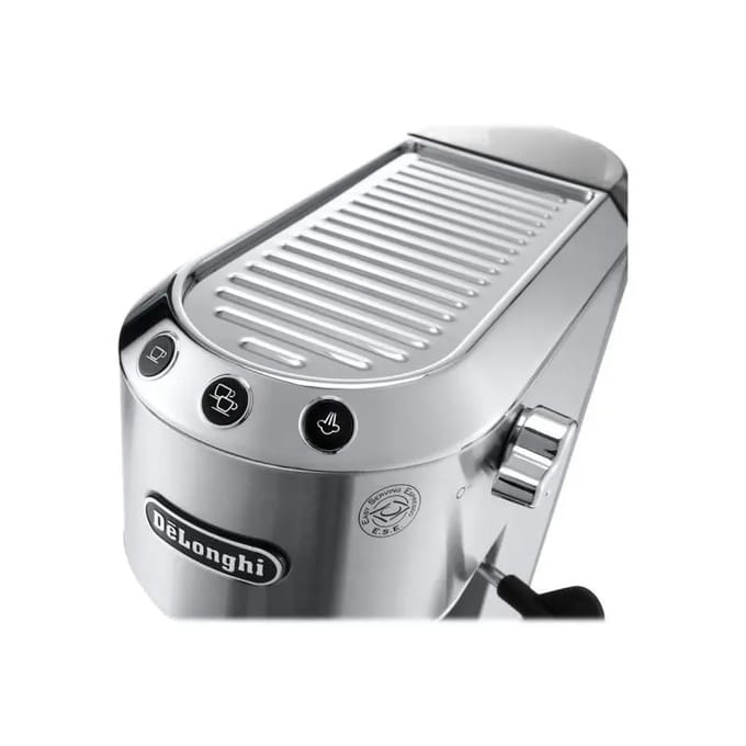 DE'LONGHI Espressomachine Dedica EC685 | 15 Bar Druk, Slank Metaal Ontwerp met Handmatige Melkopschuimer voor Thuis