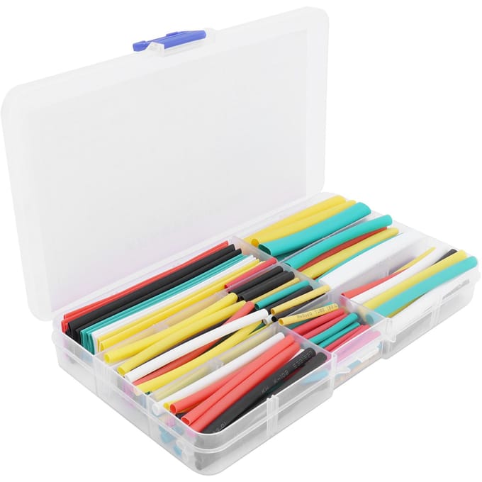 140 Stuks Krimpkous Isolatie Bescherming Krimpbare Connector Kit 5 Kleuren Combinatie
