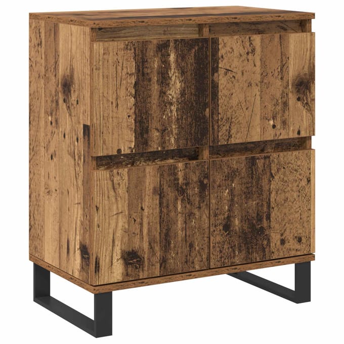 vidaXL - Dressoir - Oudhout - 60 - x - 35 - x - 70 - cm