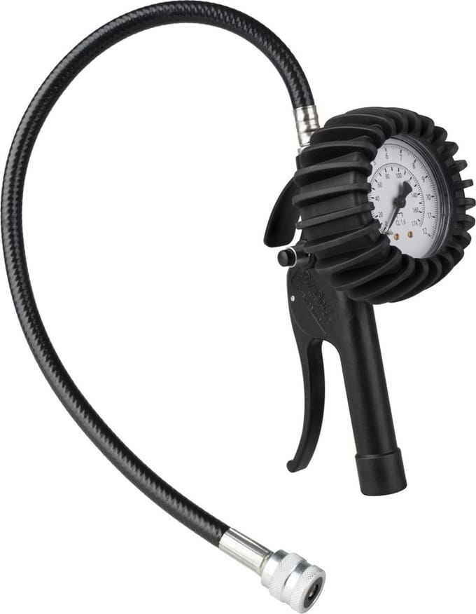 Bandenpomp - JWL - 63mm - compressor accessoires - auto en motor - Schräderkoppeling - snelkoppeling