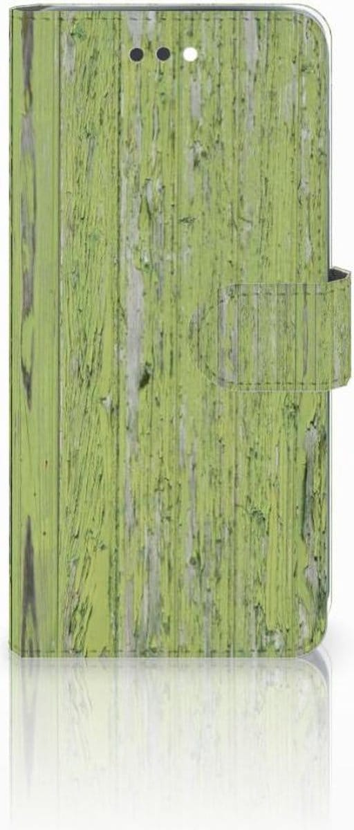 Apple iPhone 7 Plus | 8 Plus Book Style Case Green Wood