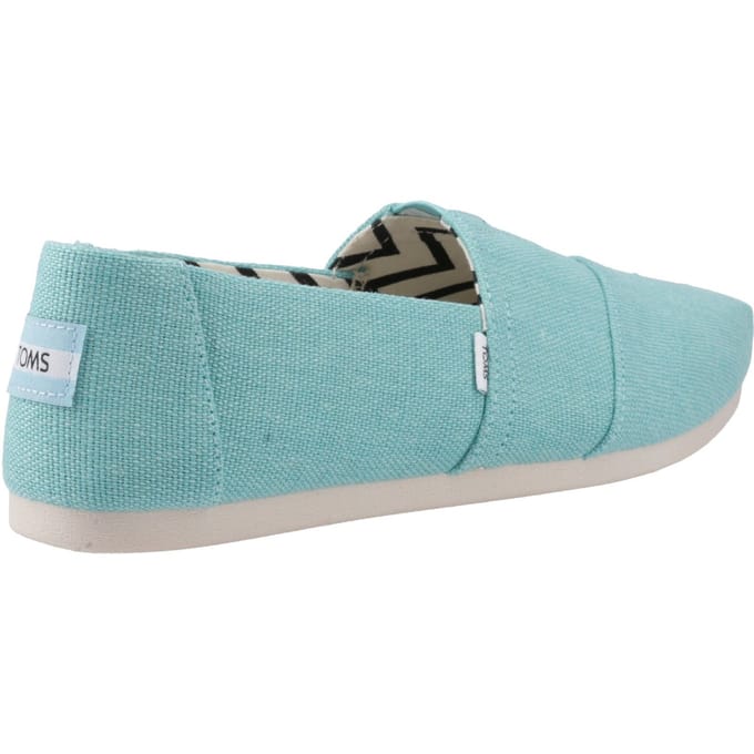 TOMS Alpargata Klassiek Jute Dames Espadrilles Aqua