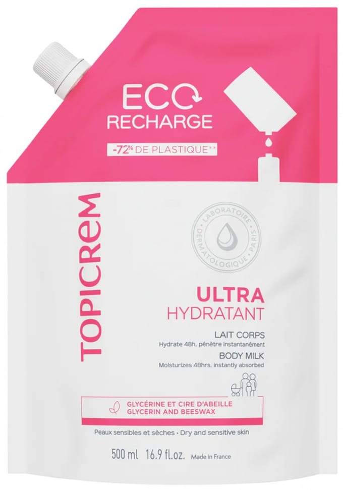 Topicrem Ultra-Hydraterende Body Lotion Eco-Refill 500 ml