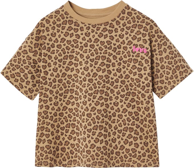Vertbaudet Bedrukt meisjesshirt met korte mouwen