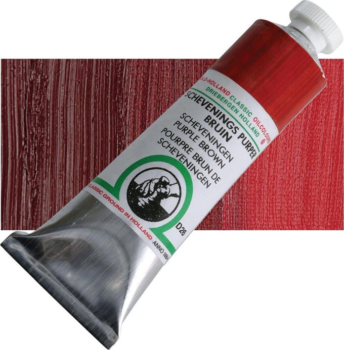 Oil paint Old Holland 40ml – 026 Scheveningen Purple Brown