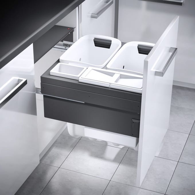 Hailo Laundry Carrier afvalsysteem 60 - 80,5 liter