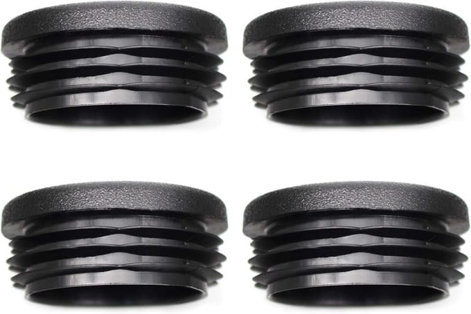 4x Ronde Buisdoppen 22mm - Stootdoppen voor Meubels en Constructies