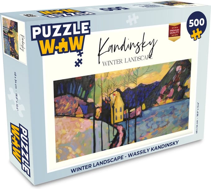 Puzzel Winter landscape - Wassily Kandinsky - Legpuzzel - Puzzel 500 stukjes