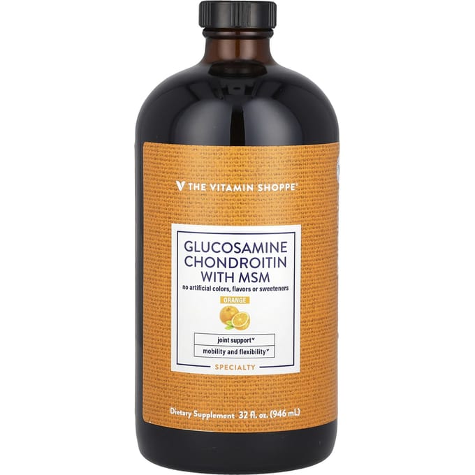 Glucosamine Chondroïtine met MSM, Sinaasappel, 946 ml (32 fl oz)