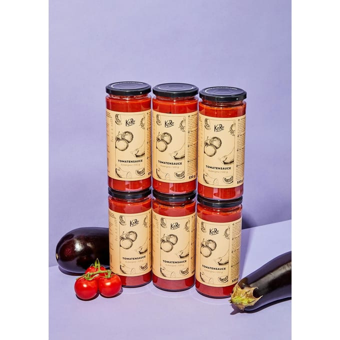 Tomatensaus met aubergine 6 x 530 g