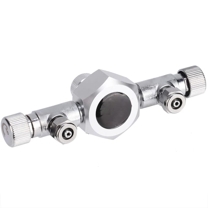Multi-Way Verdeeler Aquarium Regulator CO2 Splitter Ventiel Aquarium(2 Manieren) white