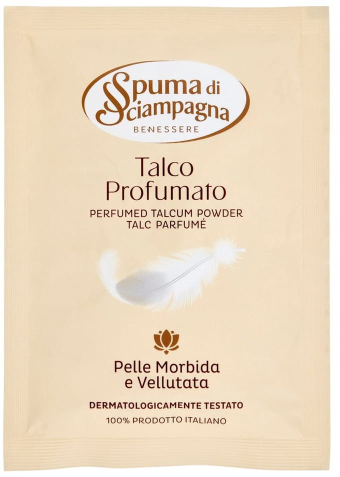 spuma di sciampagna talkpoeder navulling 75gr zakje