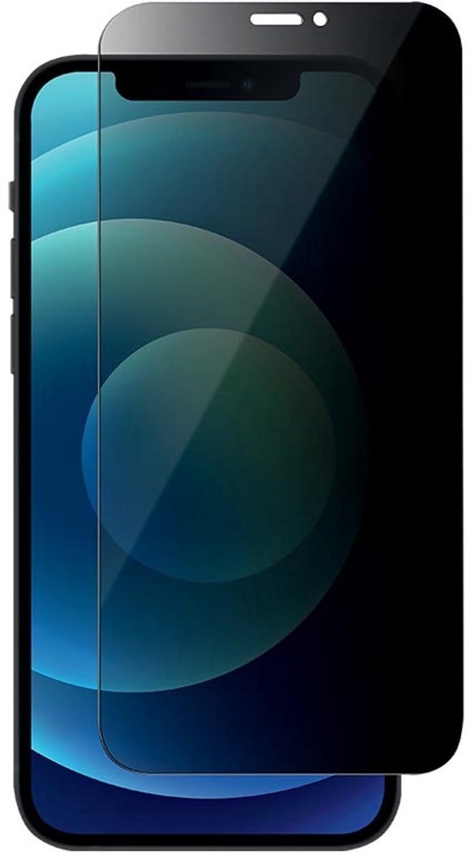 Privacy Screen protector geschikt voor iPhone 12 Mini - Screenprotector Privacy geschikt voor iPhone 12 mini - Glas protector geschikt voor iPhone 12 Mini - screen protector - Edge to Edge