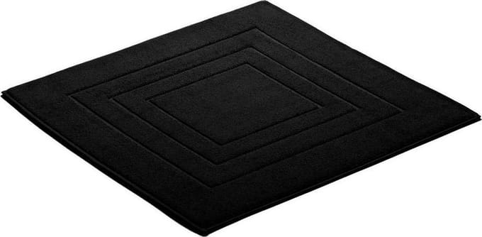 Vossen Bidetmat Feeling - Zwart 60x60