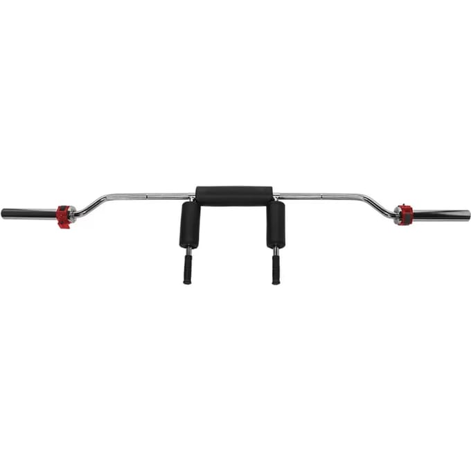 HMS Premium G-7 Serie - Olympische Gebogen Halterstang - 2300 mm - Antislip Handgrepen - 320 kg Maximaal Gewicht