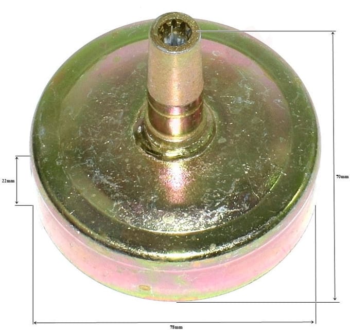 Koppelingstrommel passend op KOSY 78x22x70x9T7