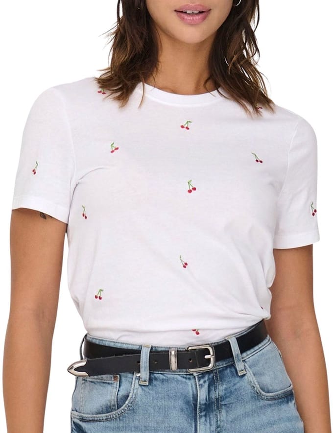 Only Ketty Life Shirt Dames - Maat M