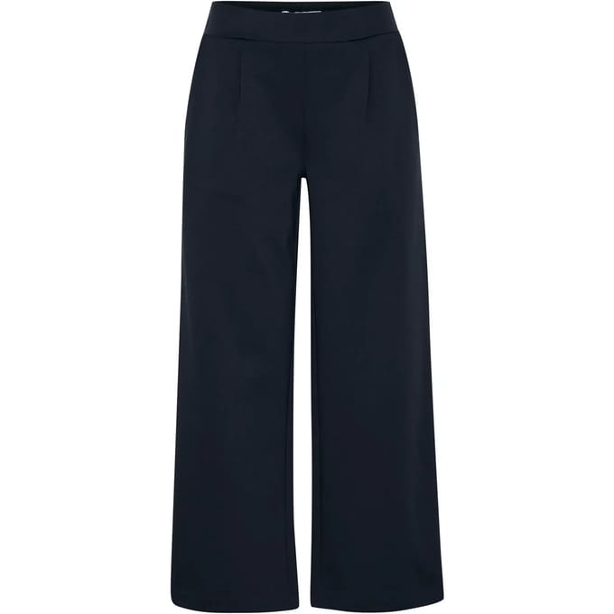 b.young - BYRIZETTA WIDE PANTS CROPPED M - Dames - Regular fit jeans