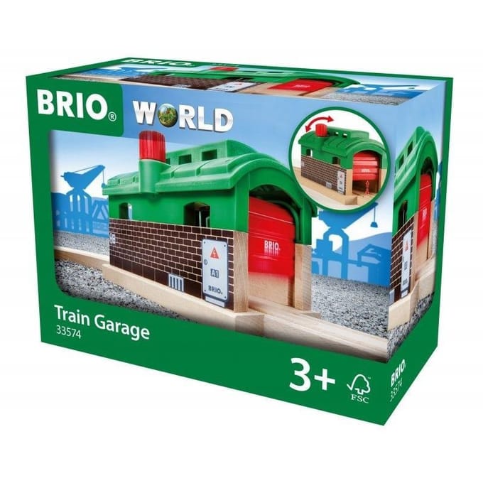 BRIO Treingarage met roldeuren - 33574