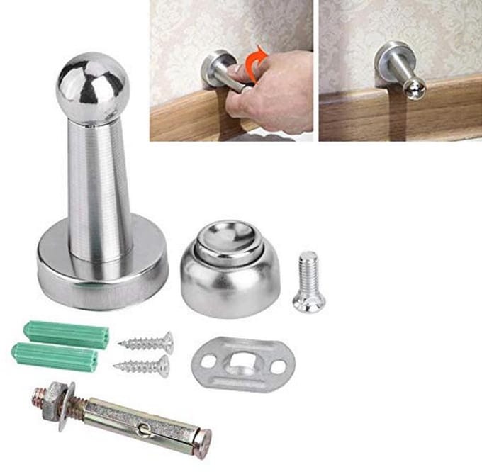 Magnetische Deurstopper van Roestvrij Staal - Praktisch en Duurzaam