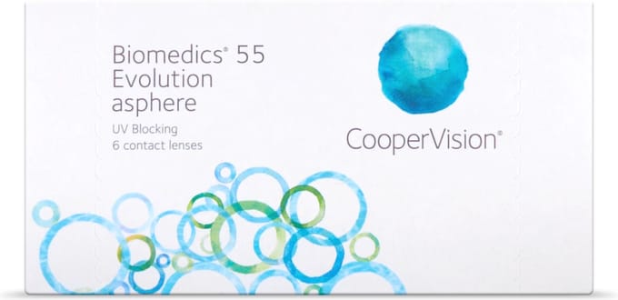 -7.00 - Biomedics® 55 evolution - 6 pack - Maandlenzen - BC 8.90 - Contactlenzen