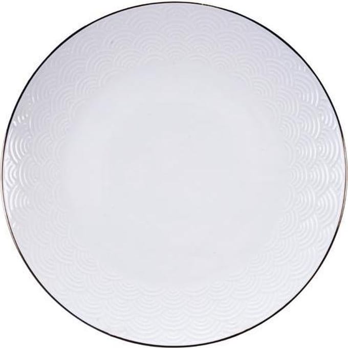 Tokyo Design Studio - Nippon White Gold Rim Plate 30cm Wave