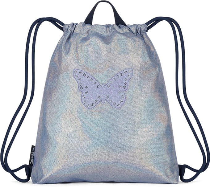Caramel & Cie Zwem-/Turnzak Blue Iridescent Butterfly - Blauw