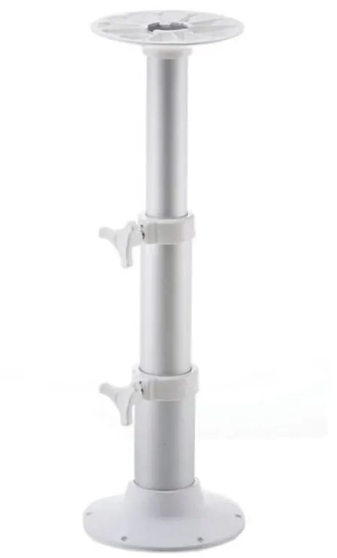 Trem Aluminium Telescopische Tafelondersteuning Transparant 37-72 cm