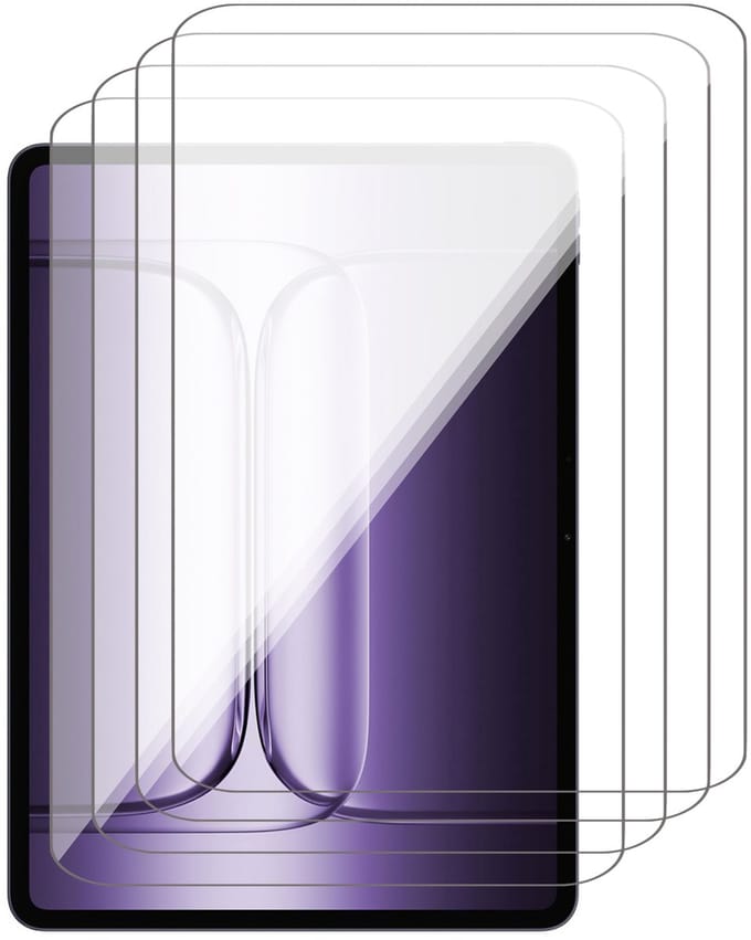Screenprotector geschikt voor OnePlus Pad 3 (13.2 inch - 2025) - 4x Tempered Glas Screen Protector
