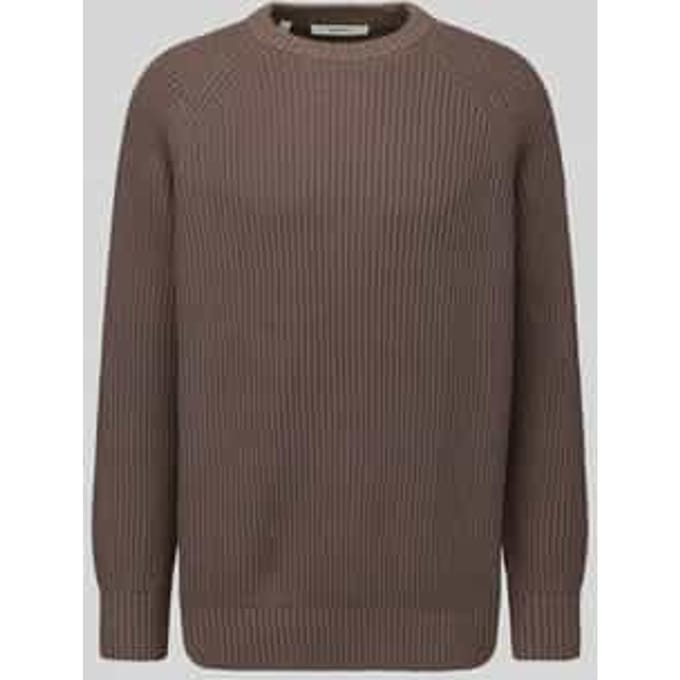 Regular fit pullover van puur katoen model 'BRAUN'