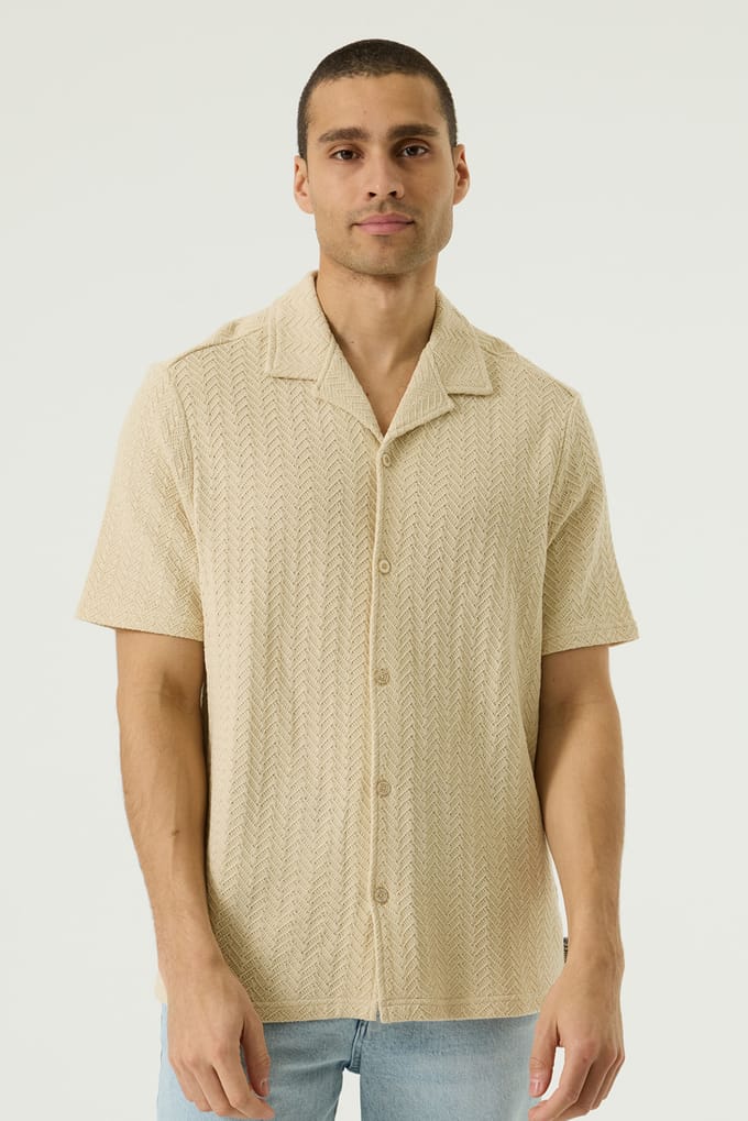 Chief overhemd beige