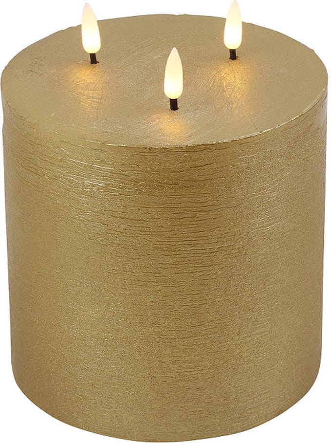 Countryfield LED stompkaars goud 15x15x17,5cm decoratief speelgoed.