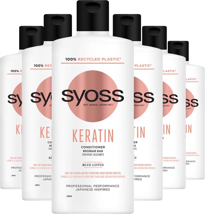 Syoss Keratin Conditioner - Voordeelverpakking - 6x440 ml